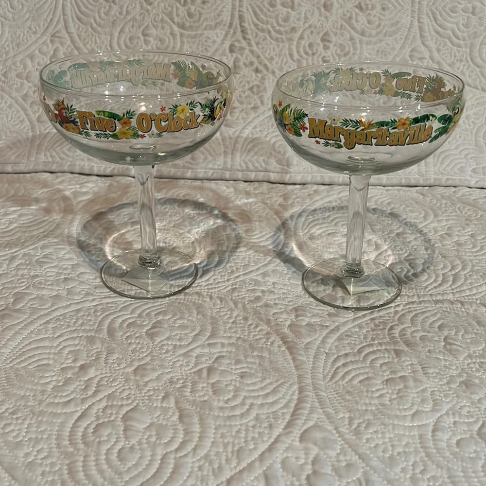 Margaritaville It’s‎ Five O’Clock Somewhere margarita glasses